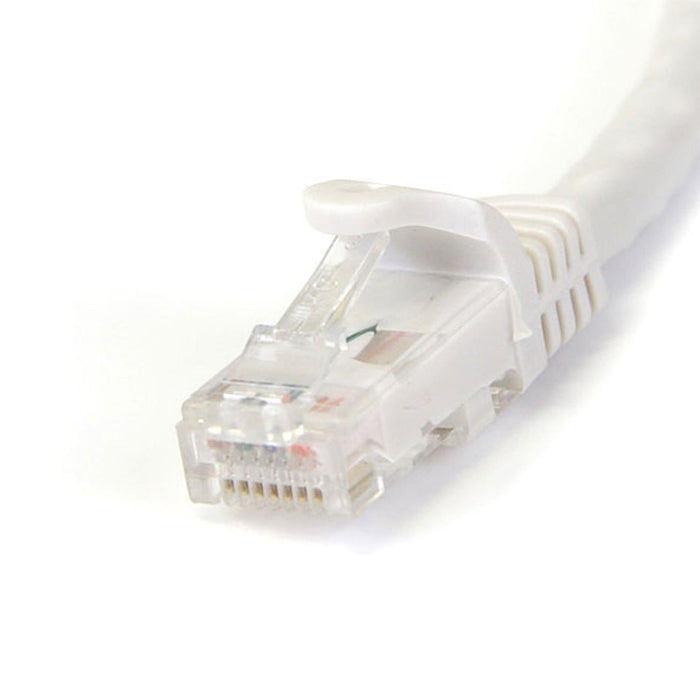 Best Value StarTech.com N6PATC2MWH Cat6 Patch Cable with Snagless RJ45 Connectors - 2m, White