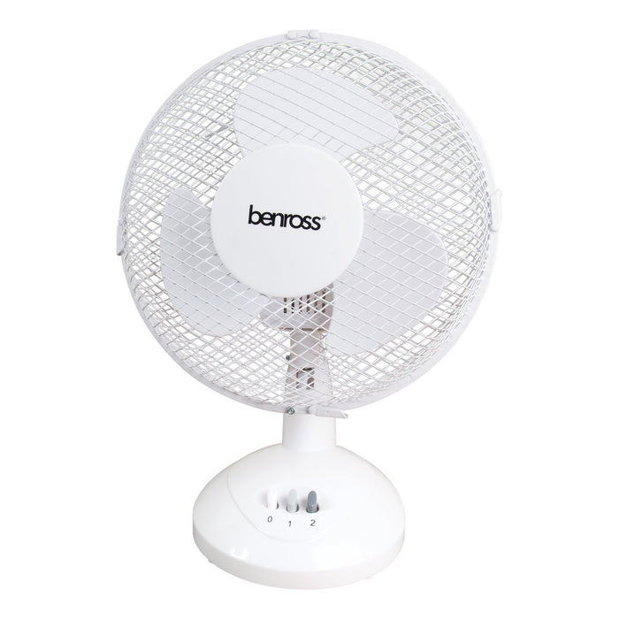 Best Value Benross 43910 Essential Desk Fan, 9-Inch, 30 W