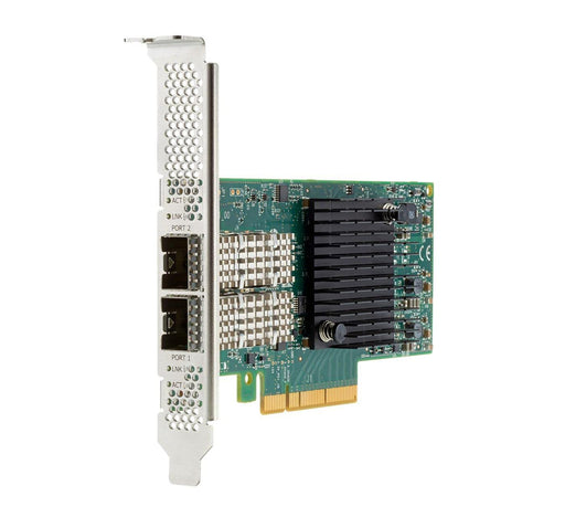 HPE MCX512F-ACHT - Network adapter - PCIe 3.0 x16 - 10Gb Ethernet / 25Gb Ethernet SFP28 x 2 - for ProLiant DL20 Gen10, DL325 Gen10, DL345 Gen10, DL360 Gen10, DL380 Gen10, XL220n Gen10