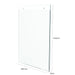 Best Value Deflecto Wall Sign Holder Pre-drilled Portrait A3 Clear Ref 47201,018868