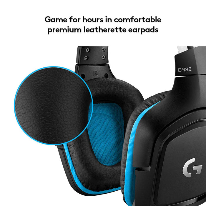 Best Value Logitech G432 Surround Sound Gaming Headset 7.1