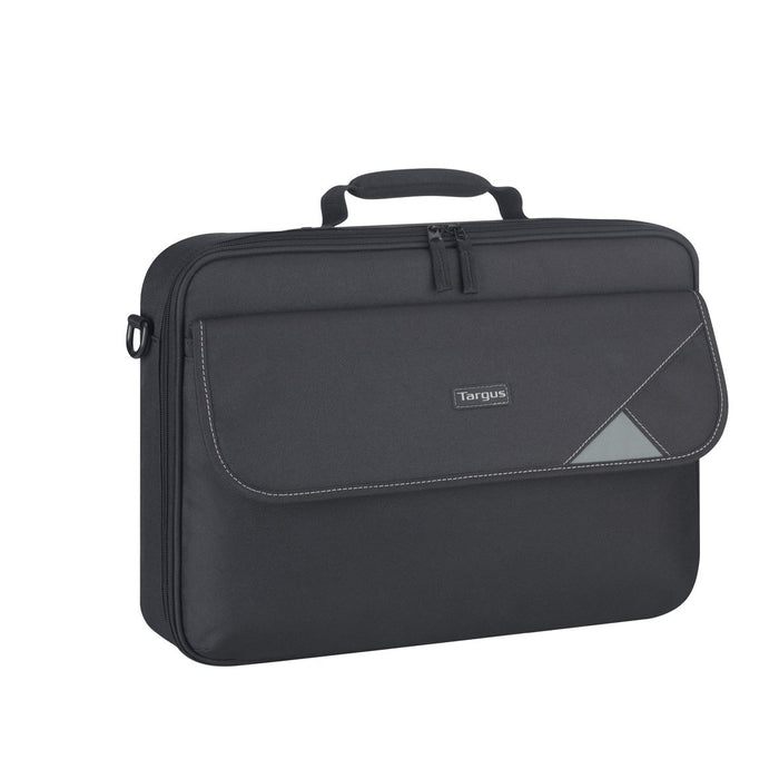 Best Value Targus Intellect Business Travel and Commuter Messenger for 16-Inch Laptop Clamshell Case with Shoulder Strap, Black (TBC002EU)