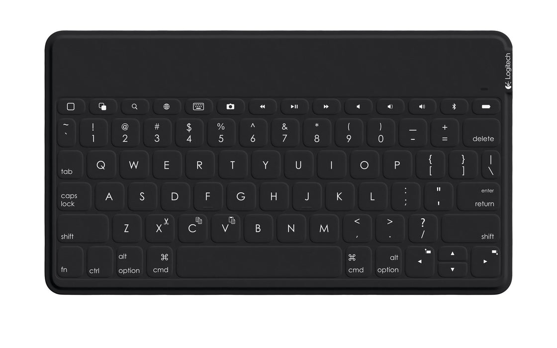 Best Value Logitech Keys-To-Go Wireless Bluetooth Keyboard For iPhone, iPad, Smartphone, Tablet, Android, Windows, Apple TV, Ultra-Thin, Ultra-Light, Short-Cut Keys, QWERTY UK Layout - Black