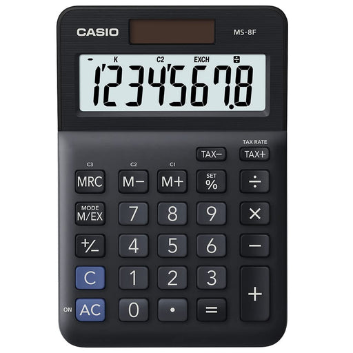 CASIO Destop Calculator MS-8F 8-Digit Black