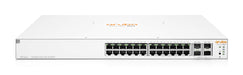 HPE Aruba Instant On 1930 24G Class4 PoE 4SFP/SFP+ 195W Switch - Switch - L3 - Managed - 24 x 10/100/1000 (PoE) + 4 x 1 Gigabit / 10 Gigabit SFP+ - rack-mountable - PoE (195 W)