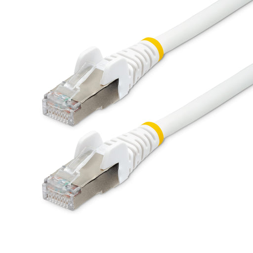 StarTech.com 5m CAT6a Snagless RJ45 Ethernet White Cable with Strain Reliefs