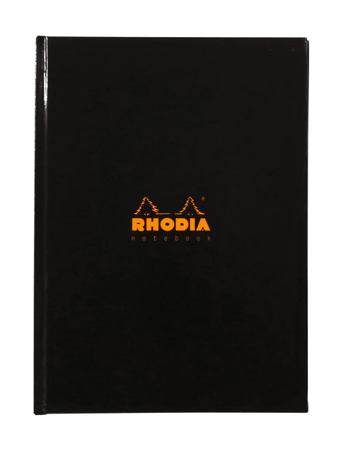 Best Value Rhodia Active Hardback Casebound Business Book, A5, Lined - Black