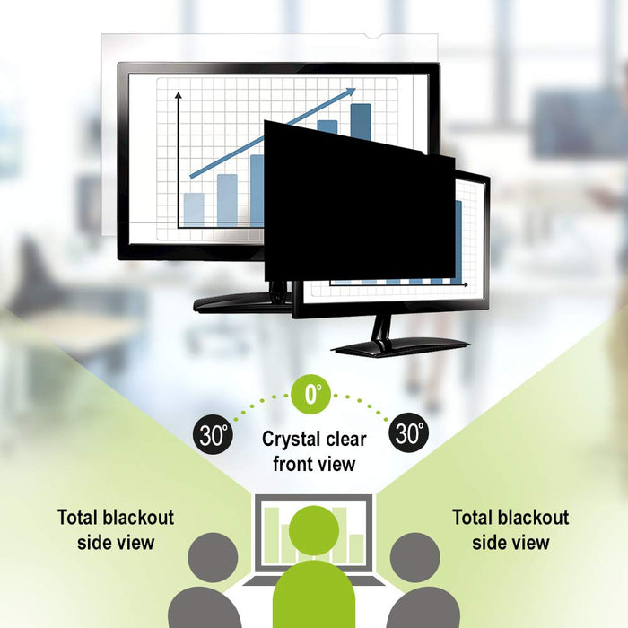 Best Value Fellowes PrivaScreen Anti Glare Privacy Filter and Screen Protector for Monitor/Computer, 24 Inches 16:10 Widescreen - Easy Attach and Removal with Quick Reveal Tabs, Black