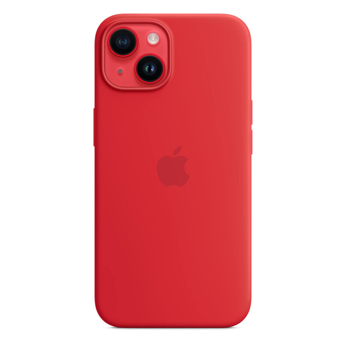 Apple - (PRODUCT) RED - back cover for mobile phone - MagSafe compatibility - silicone - red - for iPhone 14