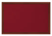 Best Value Bi-Office Earth-It Red Felt 240x120cm Cherry Wood 32 mm DD