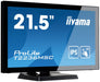 iiyama ProLite T2236MSC-B3 - LED monitor - 21.5" - touchscreen - 1920 x 1080 Full HD (1080p) - IPS - 250 cd/m² - 1000:1 - 5 ms - HDMI, VGA, DisplayPort - speakers - matte black