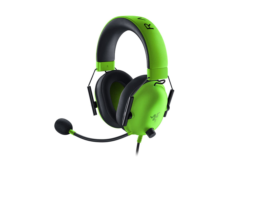 Razer BlackShark V2 X Multi-Platform Wired 3.5mm Connector Gaming Headset Green