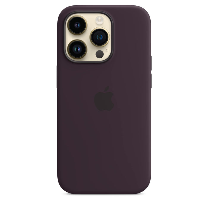 Apple - Back cover for mobile phone - with MagSafe - silicone - elderberry - for iPhone 14 Pro