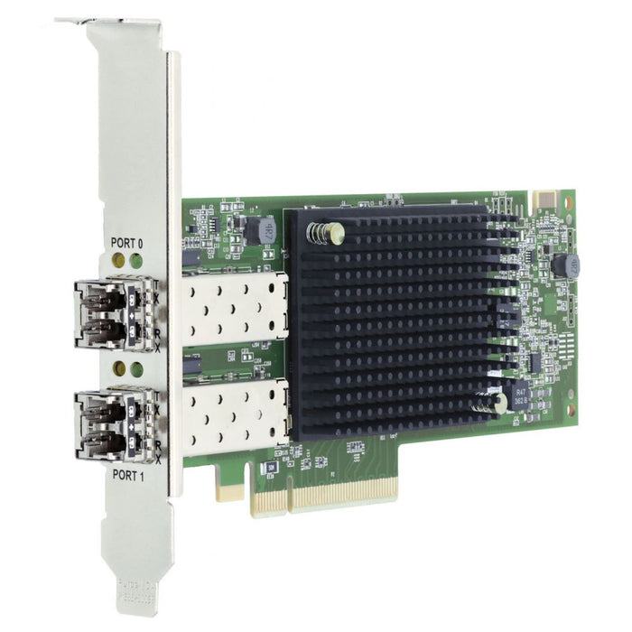 Lenovo ThinkSystem Emulex LPe32002 V2 - Host bus adapter - PCIe 4.0 x8 low profile - 32Gb Fibre Channel Gen 7 (Short Wave) x 2 - for ThinkSystem SR630 V2, SR635, SR645, SR650 V2, SR655, SR665, ST650 V2