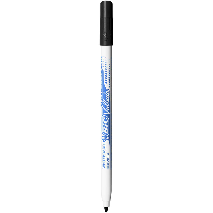 Best Value BIC Velleda 172109 Whiteboard Pens - Black, Box of 24