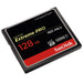 Best Value SanDisk Extreme Pro 128 GB 160 MB/s CompactFlash Memory Card - Black/Gold/Red