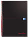 Best Value Oxford Black n' Red A4 Card Cover Wirebound Notebook, Ruled, 100 Page, 1 Notebook