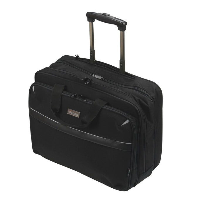 Best Value Lightpak - 46099 XRAY - wheeled business laptop bag, nylon, black