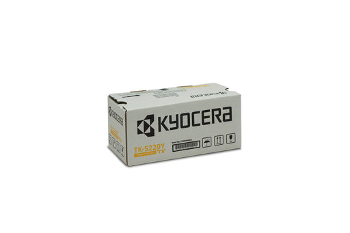 Best Value Kyocera TK-5220Y Toner Yellow, Original Premium Cartridge 1T02R9ANL1. Compatible ECOSYS Printers M5521cdn/cdw, P5021cdn/cdw