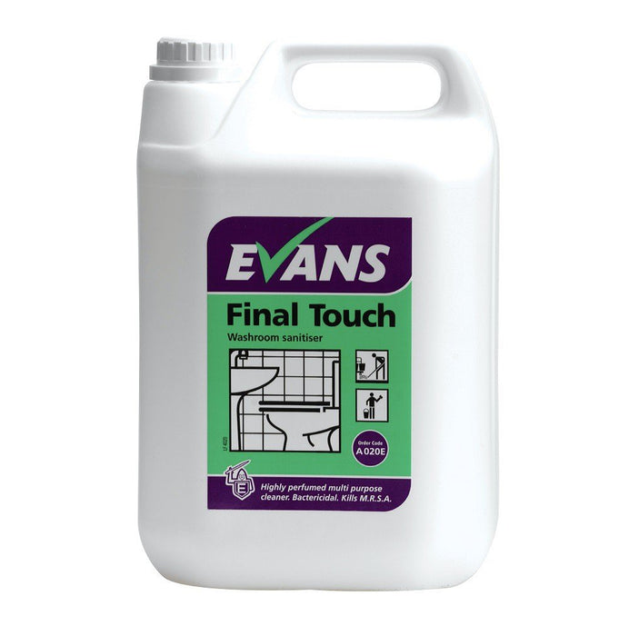 Best Value Evans Vanodine BCV001-5 Final Touch Washroom Sanitizer, 5 L (Pack of 2)