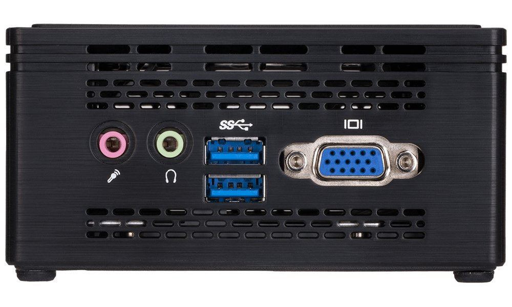 Gigabyte BRIX GB-BPCE-3350C (rev. 1.0) - Barebone - Ultra Compact PC Kit - 1 x Celeron N3350 / 1.1 GHz - RAM 0 GB - HD Graphics 500 - GigE