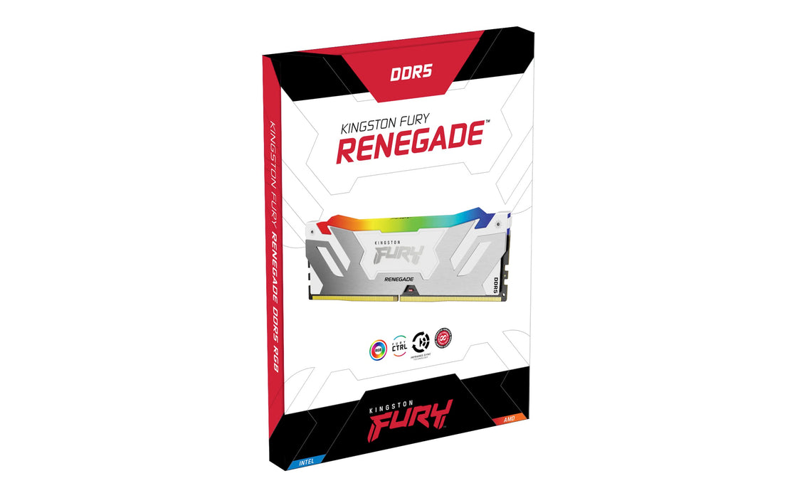 16GB 6400 DDR5 DIMM FURY Ren RGB WHT XMP