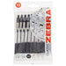 Best Value Zebra Z-Grip Ballpoint Pen - Black, Pack of 10