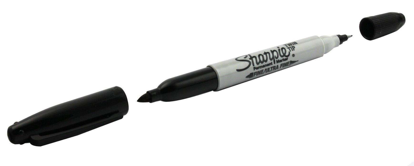 Best Value Sharpie Twin Tip Marker Pen Black - Pack 12