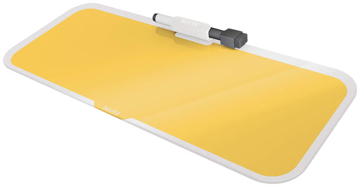 Leitz Cosy Glass Desk Notepad Warm Yellow 52690019