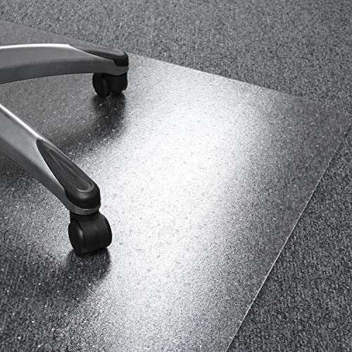 Floortex Floor Protection Mat Cleartex Ultimat Polycarbonate Low and Medium Pile Carpets Up To 12mm Pile Height 119 x 89cm Transparent FC118927ER