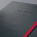 Sigel CONCEPTUM A4 Casebound Hard Cover Notebook Ruled 194 Pages Black-Red CO661