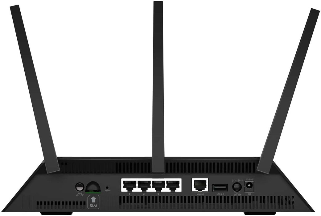 Best Value NETGEAR R7100LG-100EUS Nighthawk AC1900 Dual Band Wireless Wi-Fi Gigabit Cable Router with Built in 4G LTE