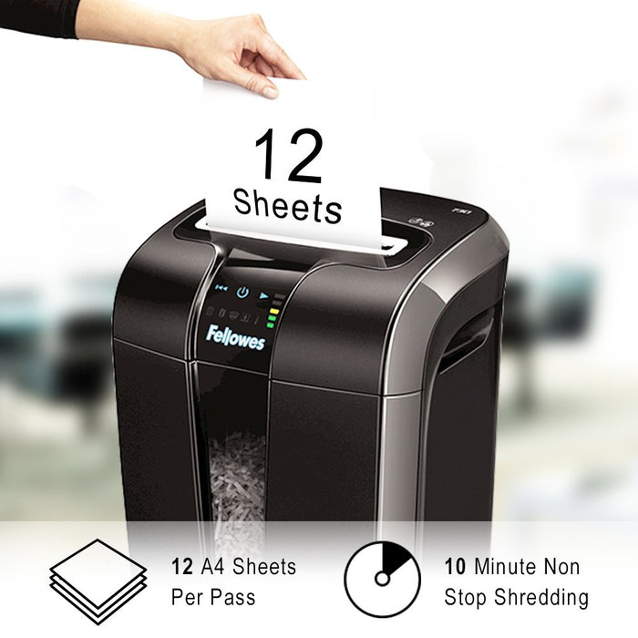 Best Value Fellowes Powershred 73 Ci Cross Cut Paper Shredder for the Small or Home Office, 12 Sheet