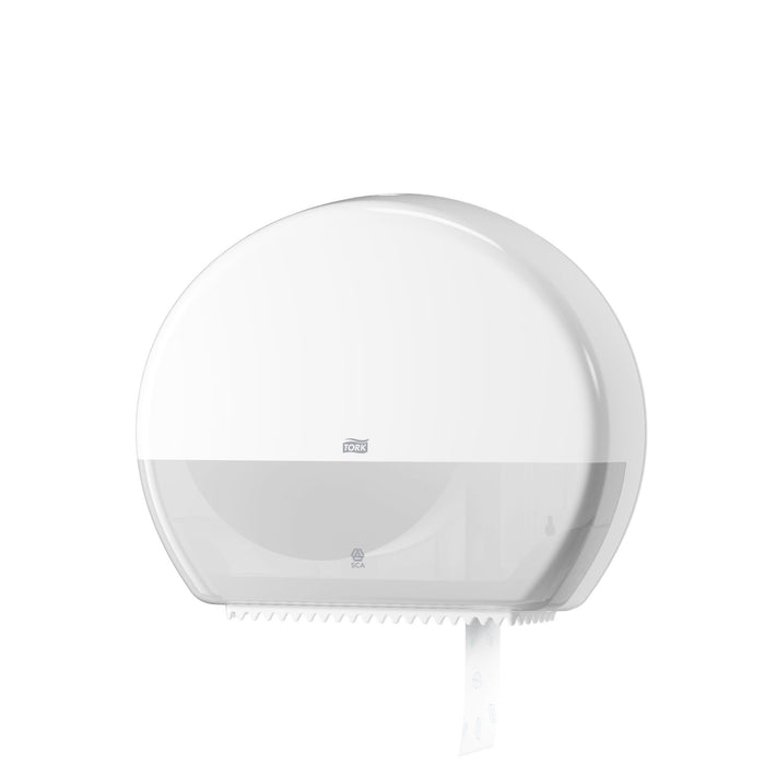 Best Value Tork 554000 Jumbo Toilet Roll Dispenser T1 / Plastic Dispenser Suitable for T1 Jumbo Toilet System Refills/Wall Mounted Dispenser in White