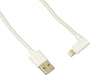 Best Value StarTech.com USBLT2MWR Angled Lightning to USB Cable, 2 m (6 ft), White, Apple MFi Certified