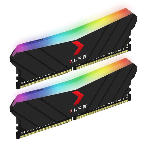 PNY XLR8 RGB - DDR4 - kit - 16 GB: 2 x 8 GB - DIMM 288-pin - 3200 MHz / PC4-25600 - CL16 - 1.35 V - unbuffered - non-ECC