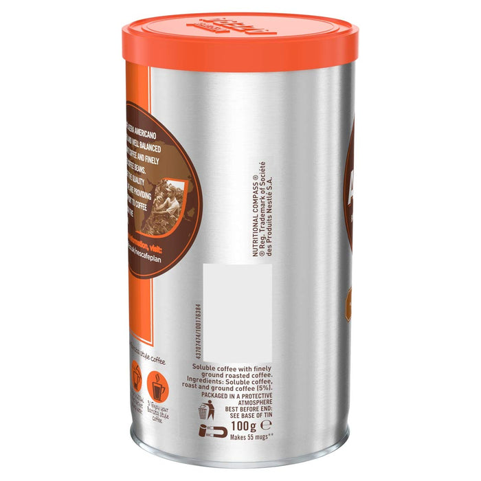 Best Value NESCAF AZERA Americano Instant Coffee Tin, 100 g