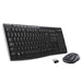 Best Value Logitech MK270 Wireless Keyboard and Mouse Combo for Windows, 2.4 GHz Wireless, Compact Wireless Mouse, 8 Multimedia & Shortcut Keys, 2-Year Battery Life, PC/Laptop, AZERTY French Layout - Black