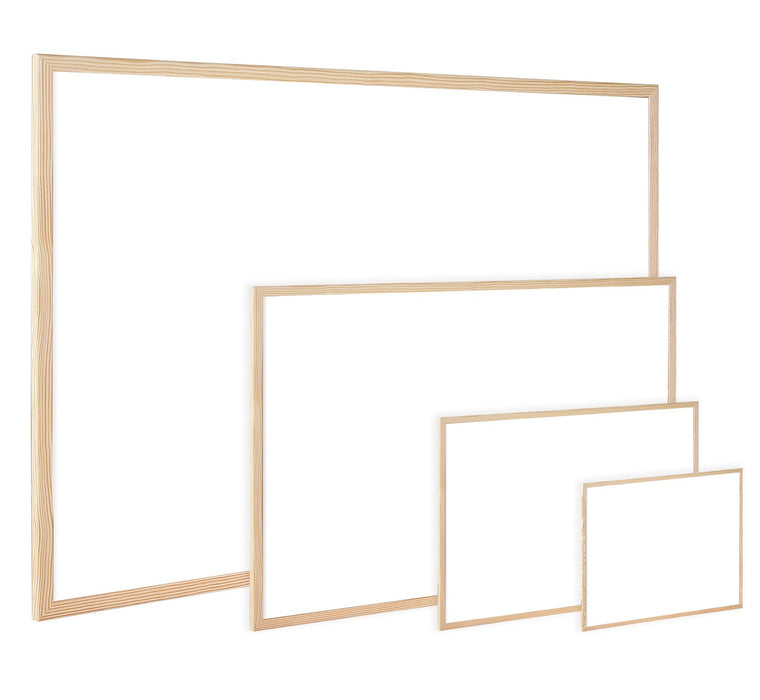 Best Value Q Connect 400x300mm Wooden Frame Whiteboard