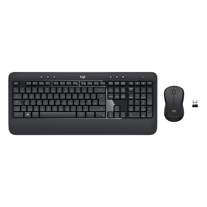 Best Value Logitech MK540 Wireless Keyboard and Mouse Combo for Windows, 2.4 GHz Wireless with Unifying USB-Receiver, Wireless Mouse, Multimedia Hot Keys, 3-Year Battery Life, PC/Laptop, QWERTY UK Layout - Black