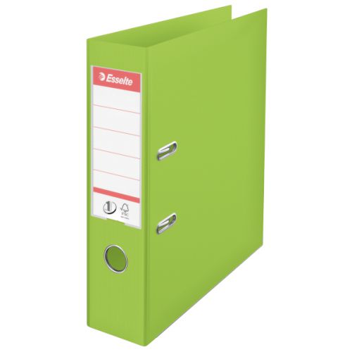 Best Value Esselte No.1 VIVIDA Lever Arch File PP A4 75mm Green PK10