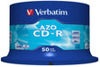 Best Value Verbatim 43343 700MB 52x CD-R AZO Crystal 50 Pack Spindle