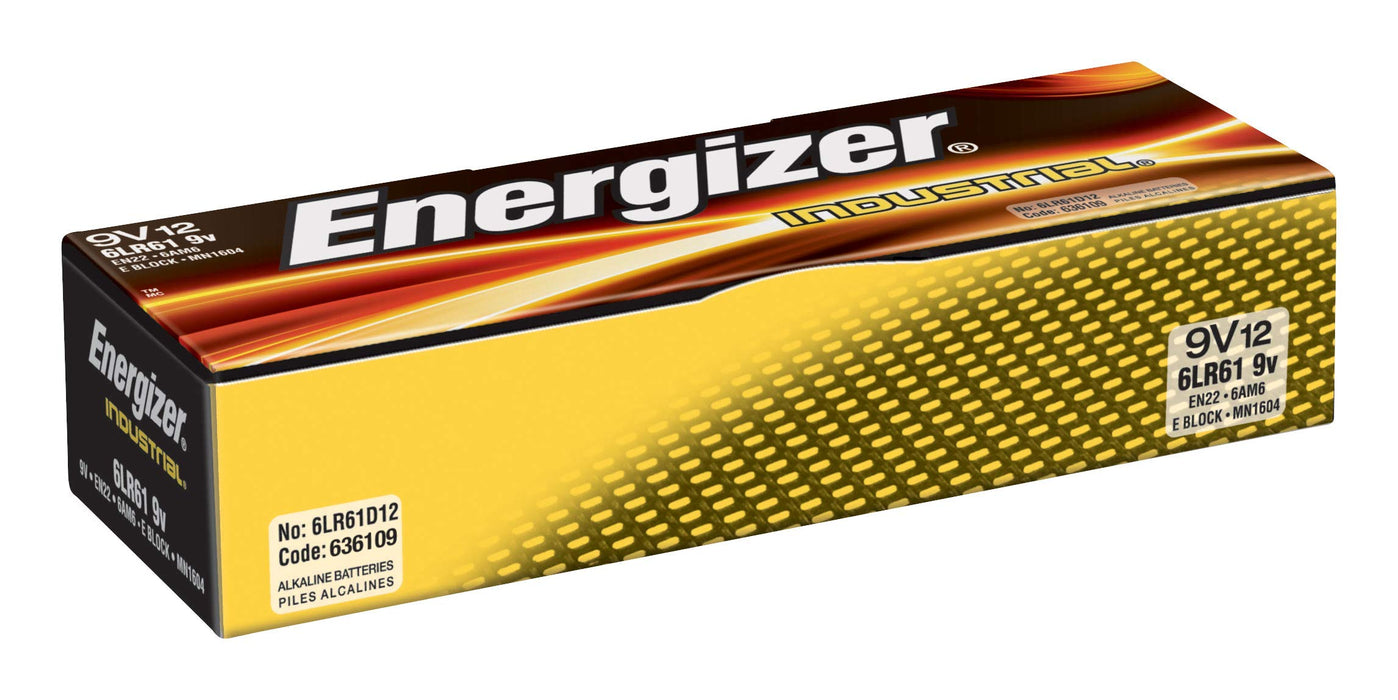 Best Value Energizer 9V Industrial/Disposable Battery (Pack of 12)