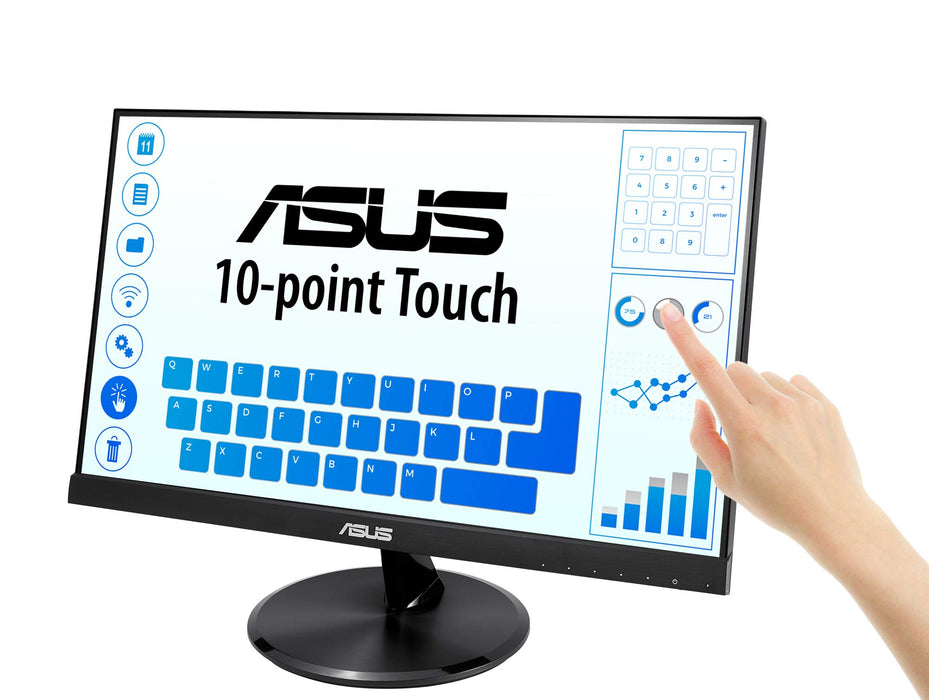 Best Value ASUS VT229H 21.5 Inch Monitor, FHD (1920 x 1080), IPS, 10-Point Touch Monitor, HDMI, Flicker Free, Low Blue Light, TUV Certified