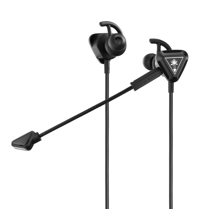 Best Value Turtle Beach Battle Buds In-Ear Gaming Headset for Mobile Gaming, Nintendo Switch, Xbox One and PS4 - Black/Silver