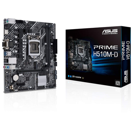 ASUS PRIME H610M-K D4 - Motherboard - micro ATX - LGA1700 Socket - H610 Chipset - USB 3.2 Gen 1, USB 3.2 Gen 2 - Gigabit LAN - onboard graphics (CPU required) - HD Audio (8-channel)