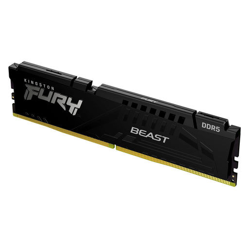 Kingston FURY Beast - DDR5 - module - 16 GB - DIMM 288-pin - 5200 MHz / PC5-41600 - CL36 - 1.25 V - unbuffered - on-die ECC - black