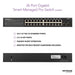 Best Value NETGEAR GS324T 26-Port Gigabit Ethernet Smart Managed Pro Switch with 2 x 1G SFP, Desktop/Rackmount, S350 Series