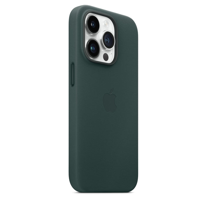 Apple - Back cover for mobile phone - with MagSafe - leather - forest green - for iPhone 14 Pro