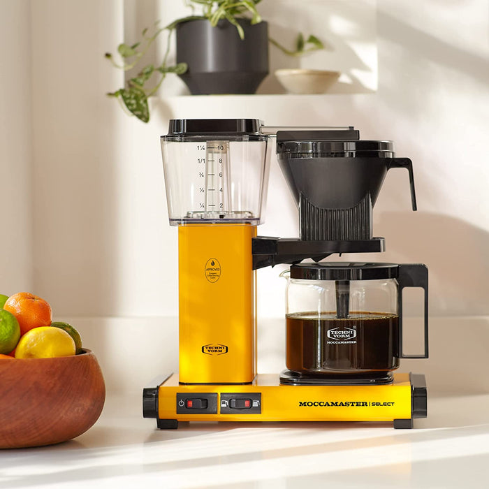 Moccamaster KBG 741 Select Yellow Pepper Kaffeemaschine EU Stecker